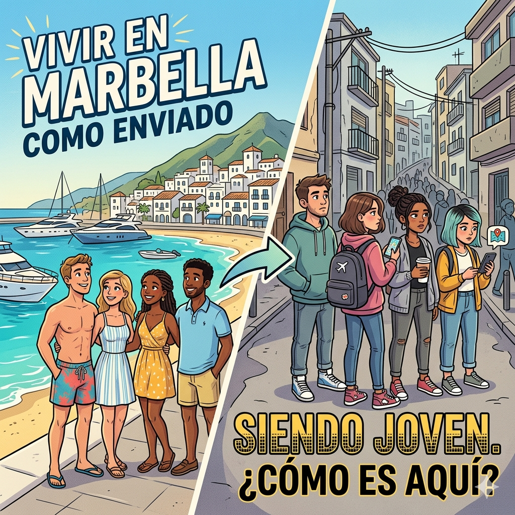 Vivir en Marbella siendo joven.